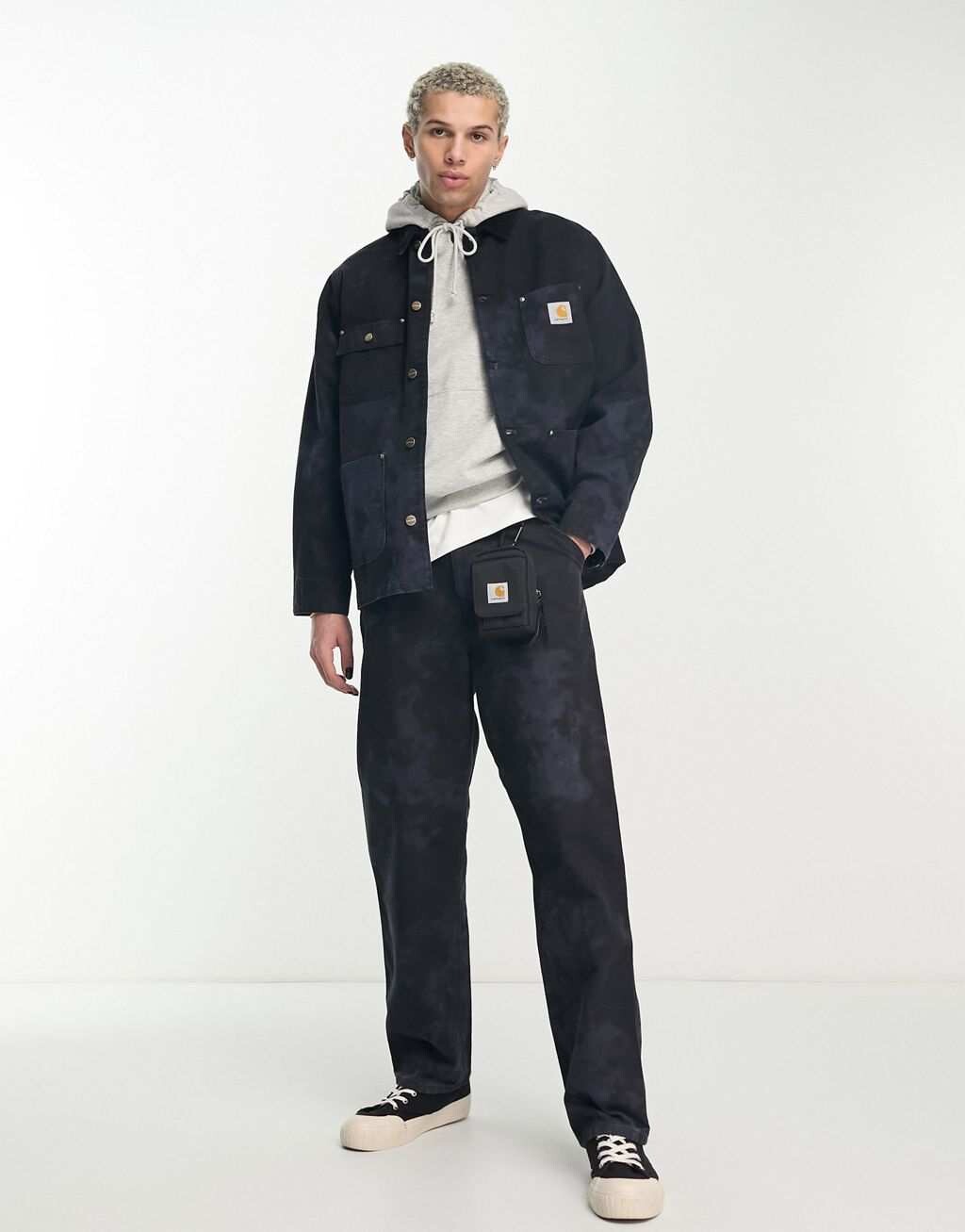 

Черная крашеная куртка Carhartt WIP OG, Черный