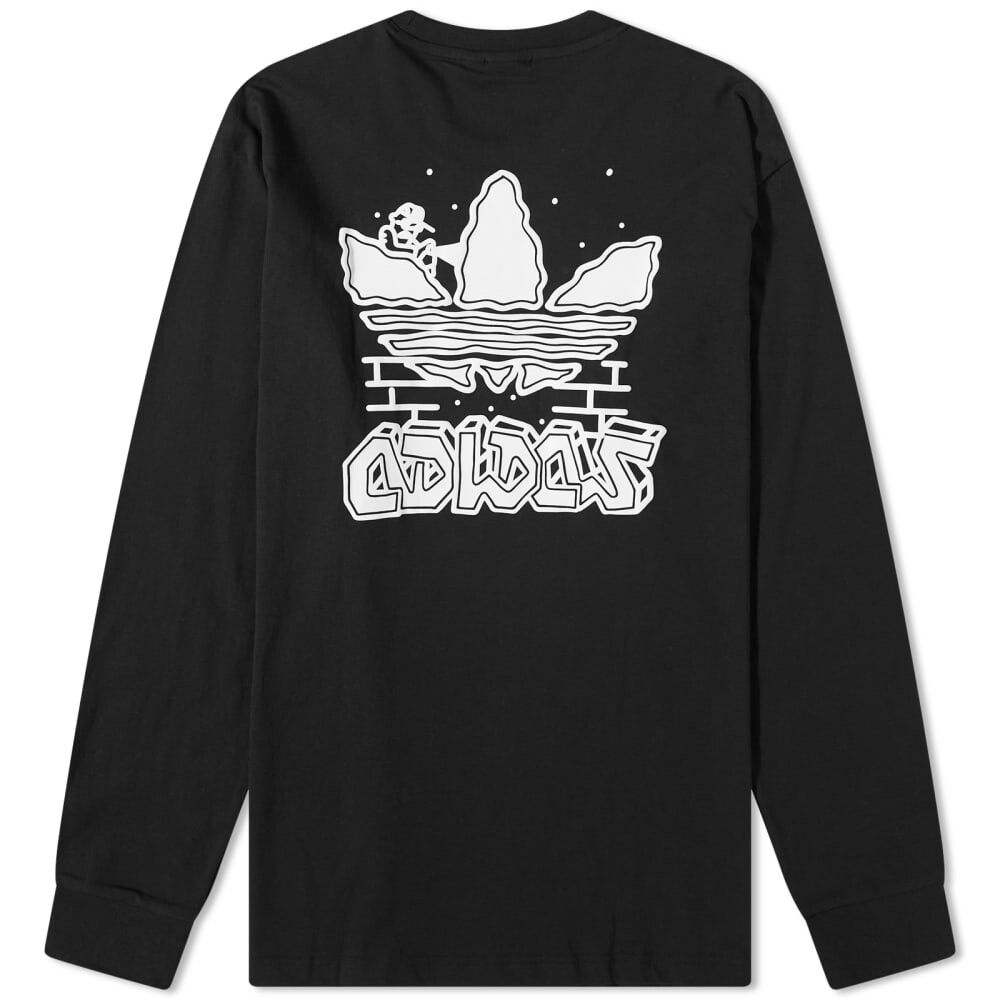 

Футболка Adidas Fuzi с длинным рукавом, черный