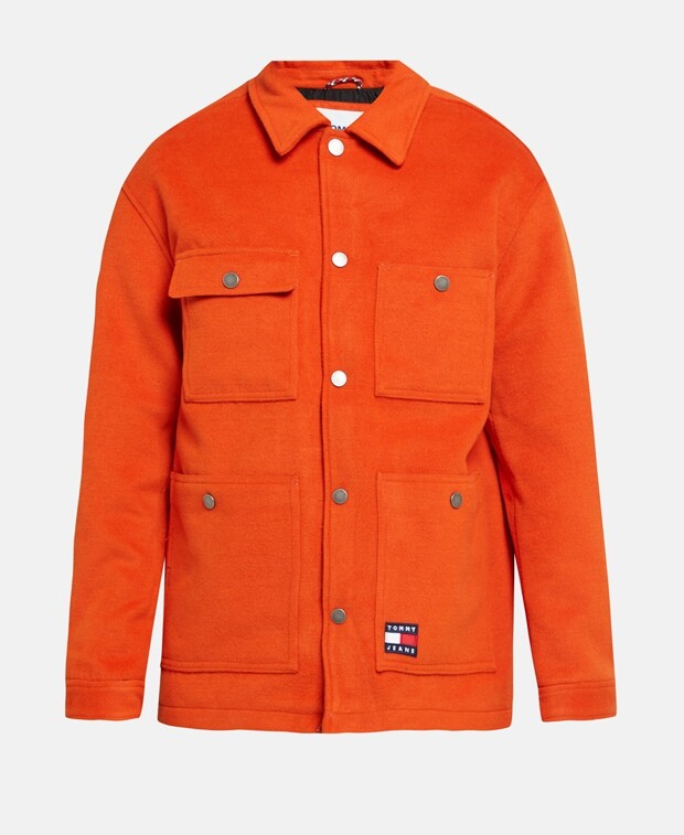 

Межсезонная куртка Tommy Jeans, терракота