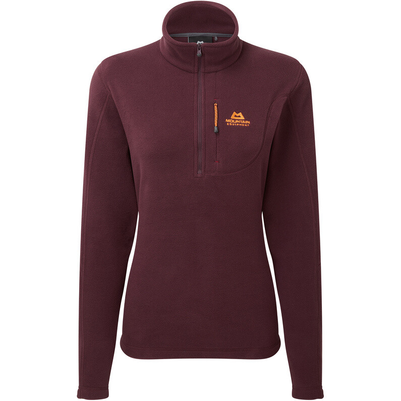 

Женская рубашка с длинным рукавом на микро-молнии Mountain Equipment, фиолетовый