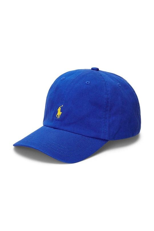 

Детская хлопковая бейсболка Polo Ralph Lauren, синий