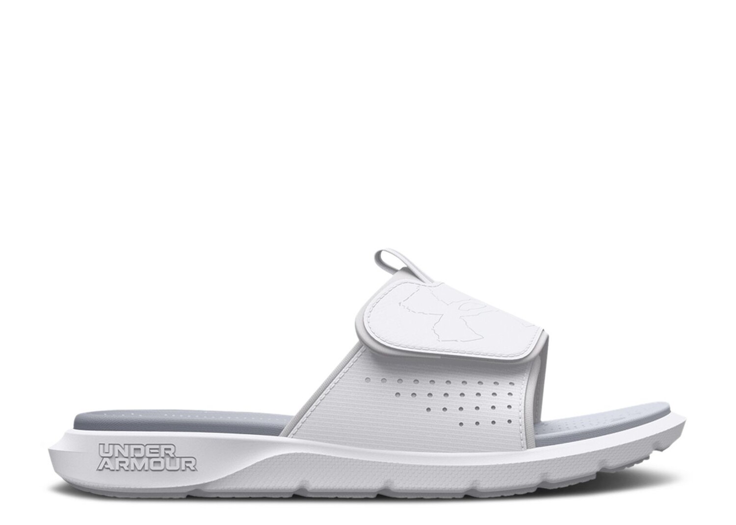 

Кроссовки Under Armour Mercenary Slide Gs 'White Halo Grey', белый