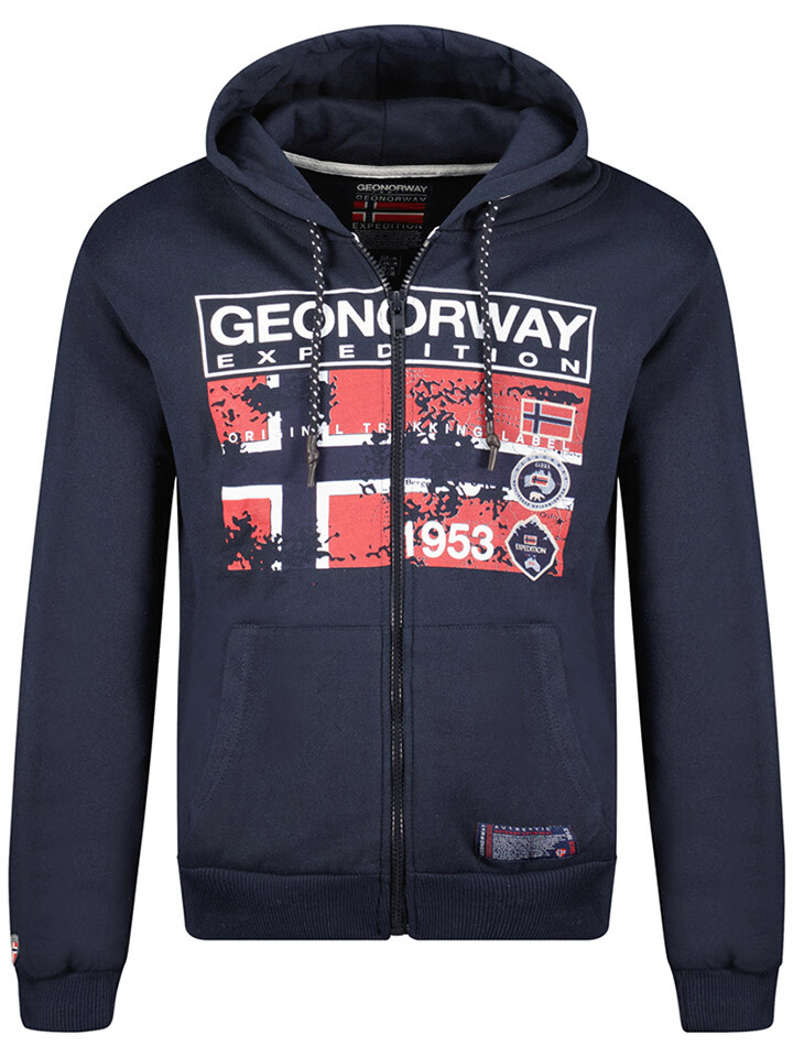 

Толстовка Geographical Norway Gyan, темно синий
