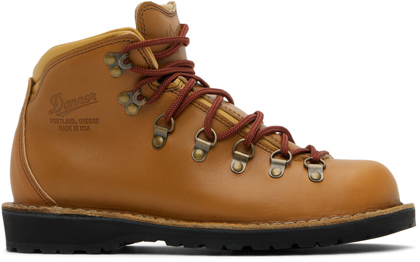 

Светло-коричневые ботинки с горного перевала Danner, цвет Horween rio