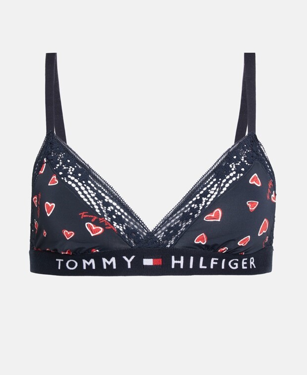 

Мягкий бюстгальтер Tommy Hilfiger, темно-синий