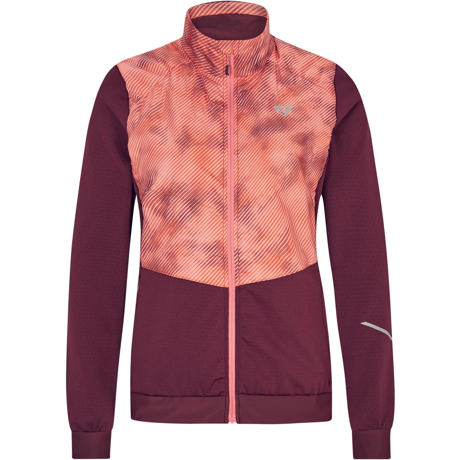 

Куртка софтшелл Ziener Narina, цвет pink stripe print