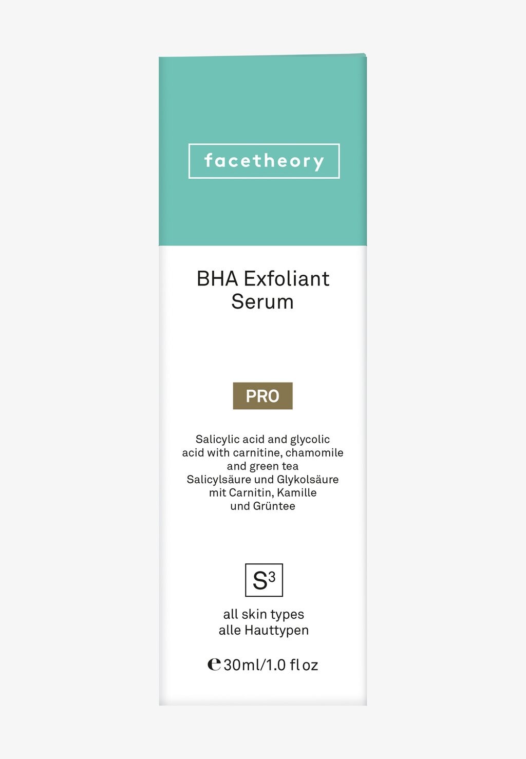 

Сыворотка Bha Exfoliant Serum Pro facetheory