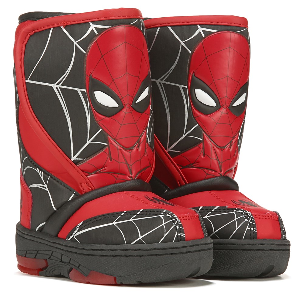 цена Детские зимние ботинки «Человек-паук» для малышей/маленьких детей Spider-Man, красный