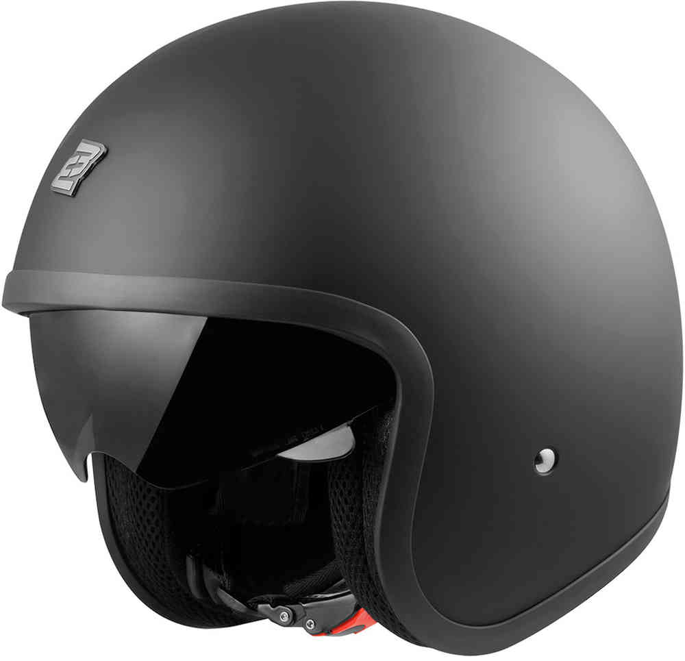 V537 Твердый реактивный шлем Bogotto, черный мэтт h595 1 реактивный шлем spn bogotto синий мэтт