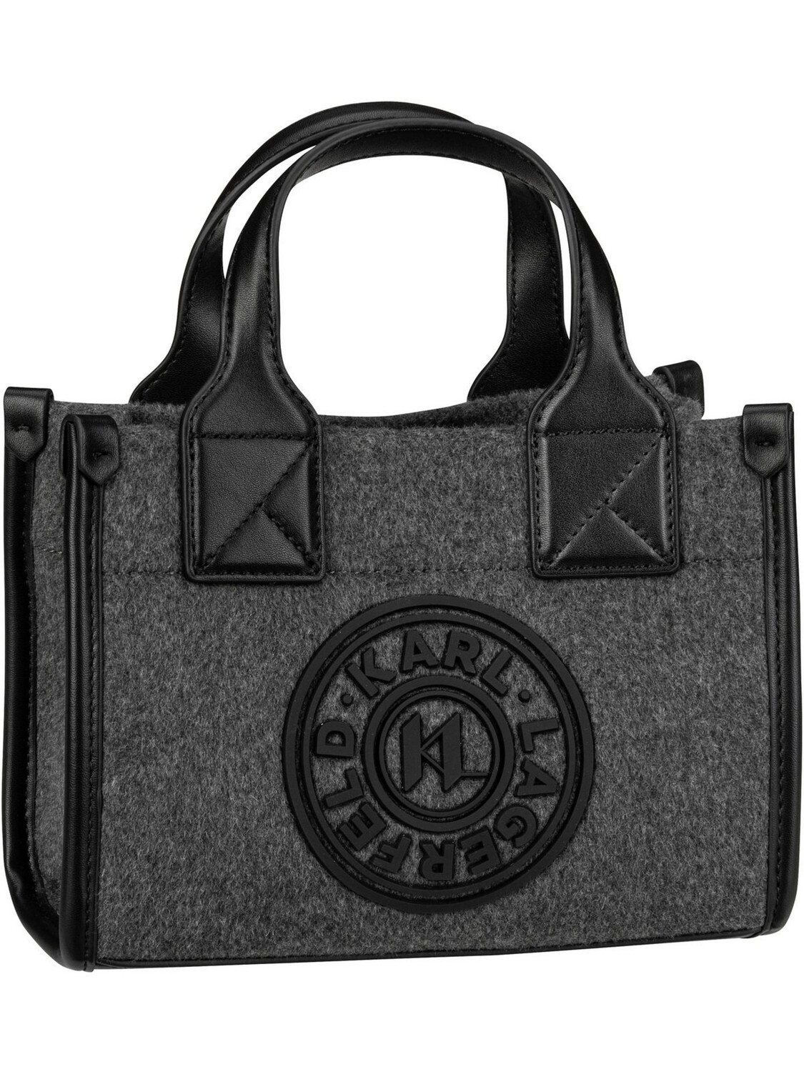 

Сумка Karl Lagerfeld Handtasche K/Skuare SM Tote Felt, антрацит