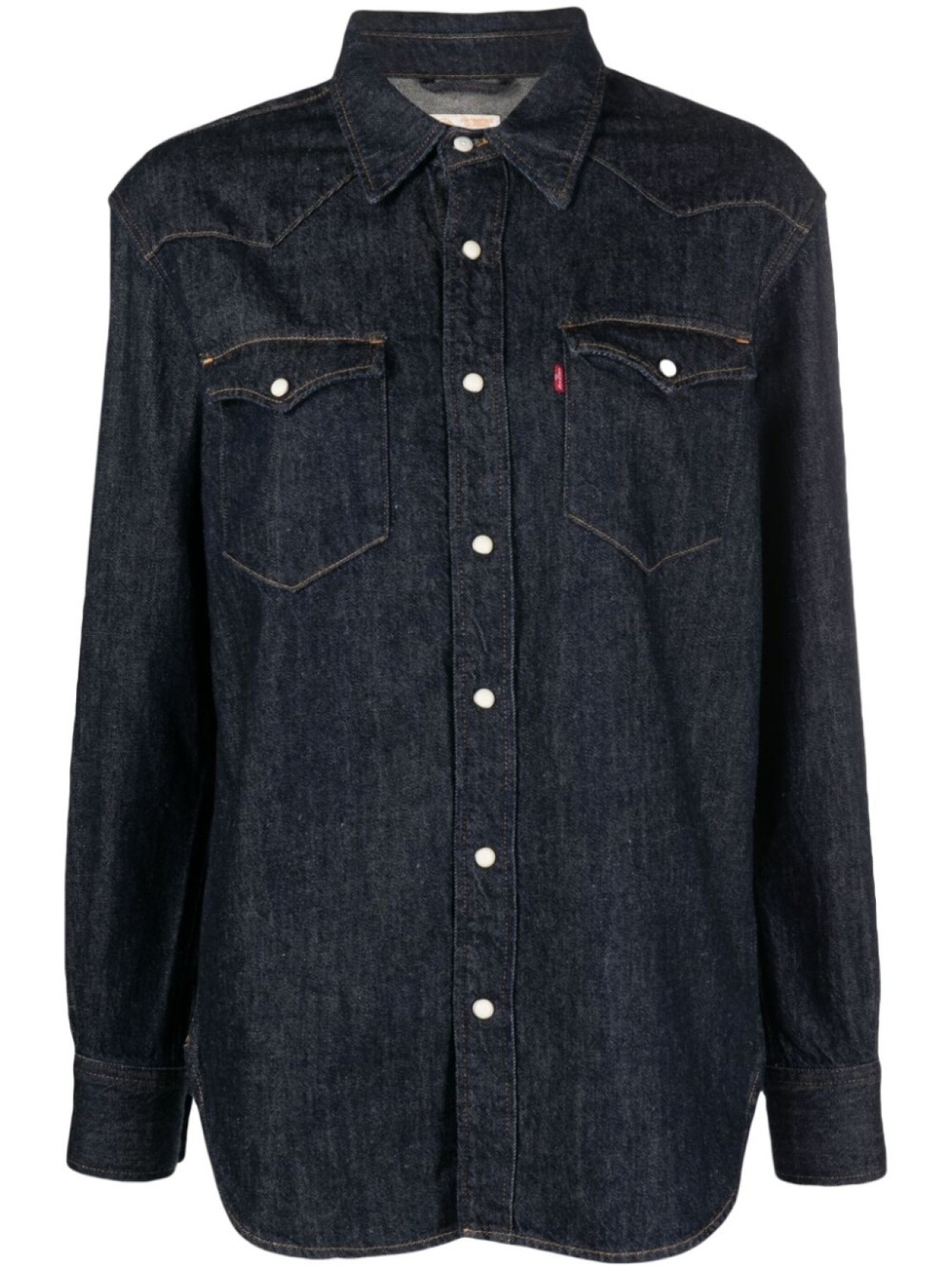 

Levi's джинсовая рубашка с длинными рукавами, синий