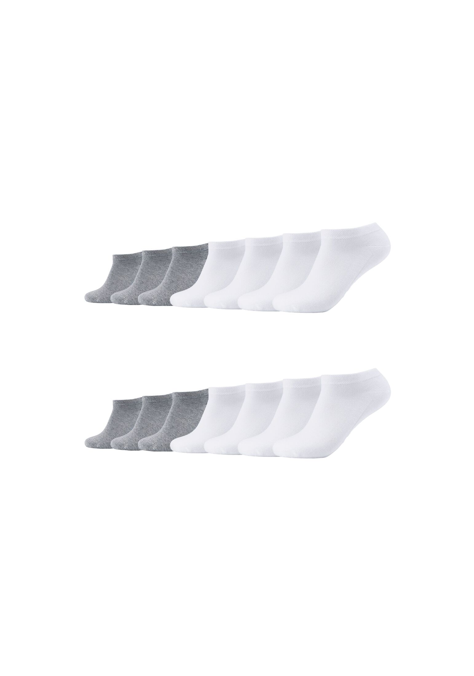 Носки camano Sneaker 14 шт ca soft, цвет Weiß grau