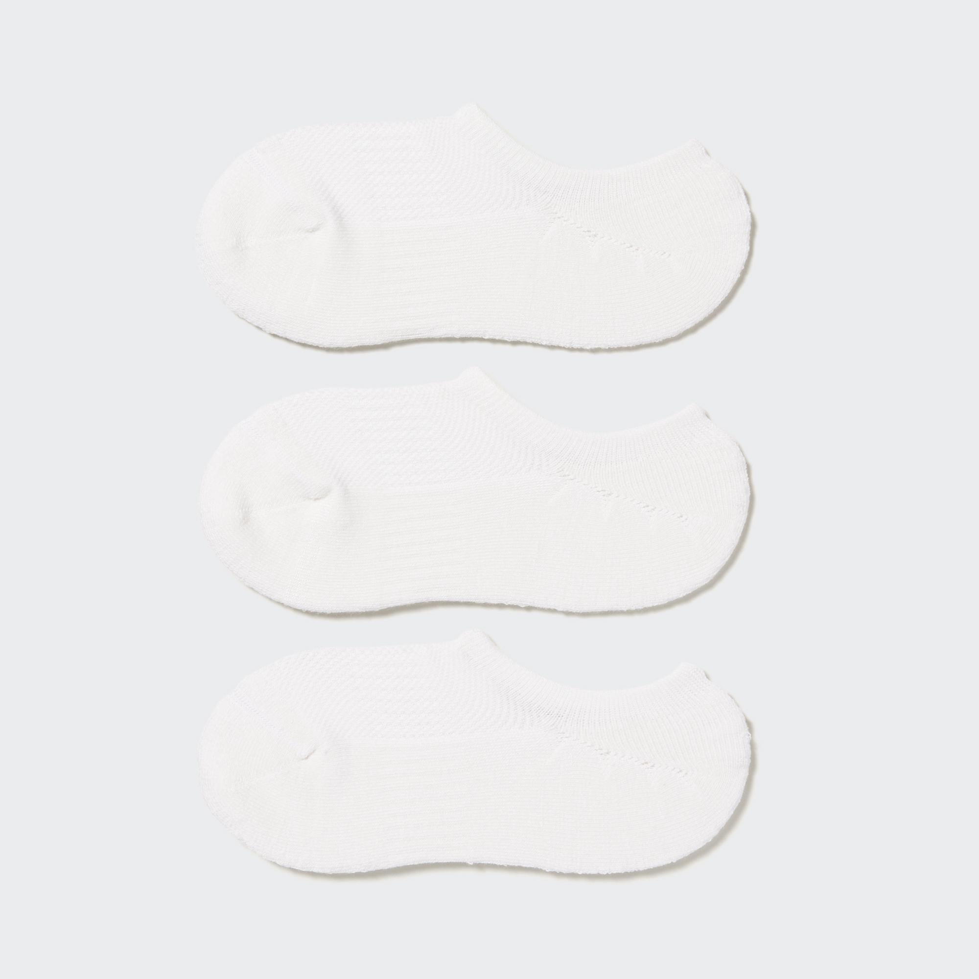 Очень короткие носки (3 пары/спортивные) UNIQLO, белый короткие носки 3 пары спортивные uniqlo черный