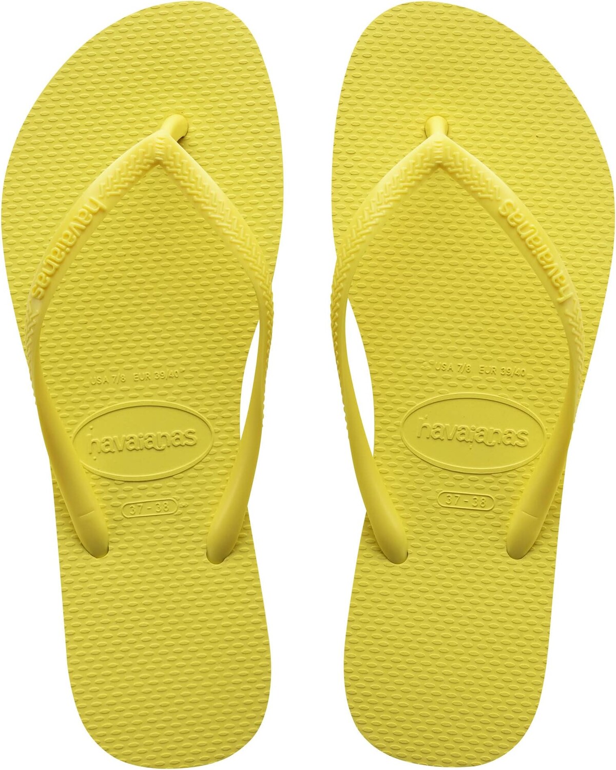 

Шлепанцы Slim Flip Flop Sandal Havaianas, цвет Pixel Yellow