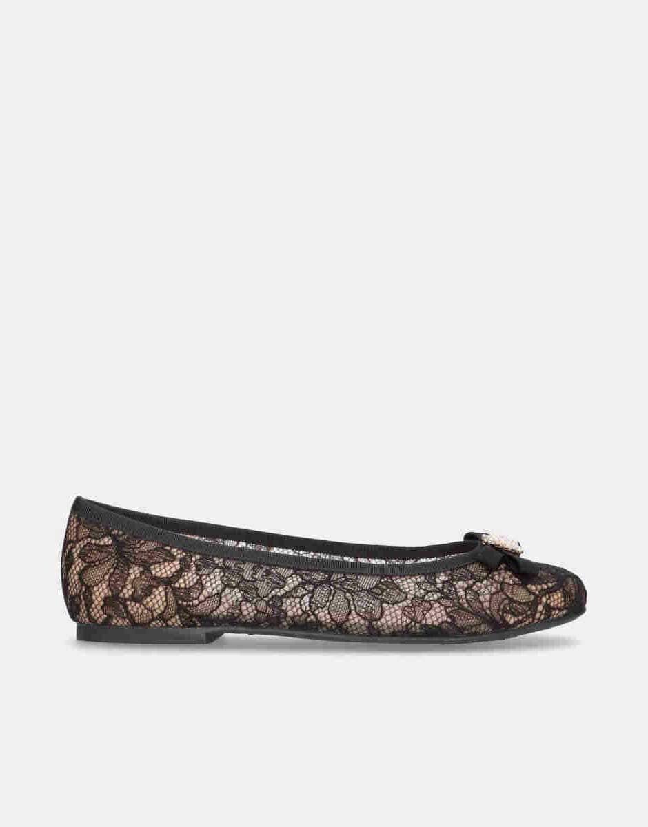 

Женские балетки из прозрачной сетки с кружевом Pretty Ballerinas, естественный