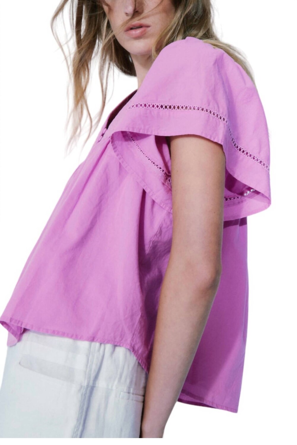 

Фиолетовый топ Emily Melissa Nepton, фиолетовый
