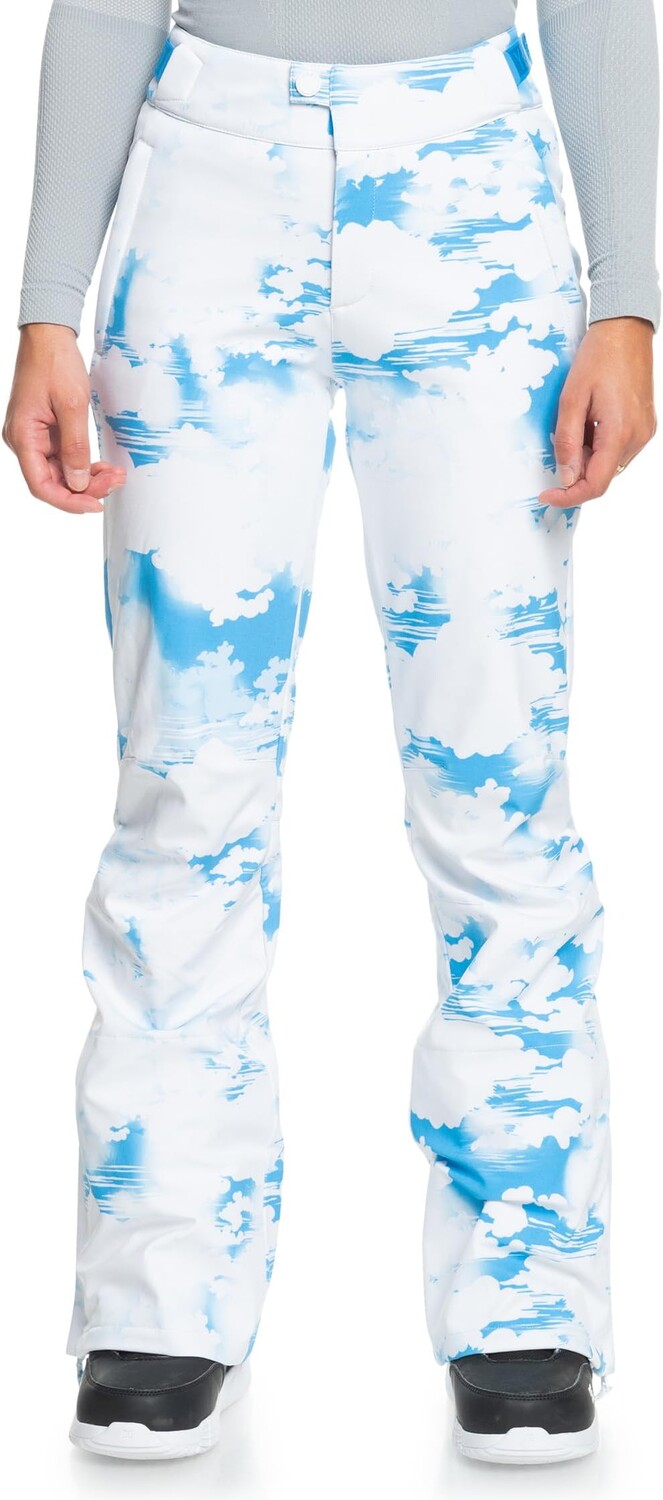 

Брюки Roxy Chloe Kim Snow Pants, цвет Azure Blue Clouds