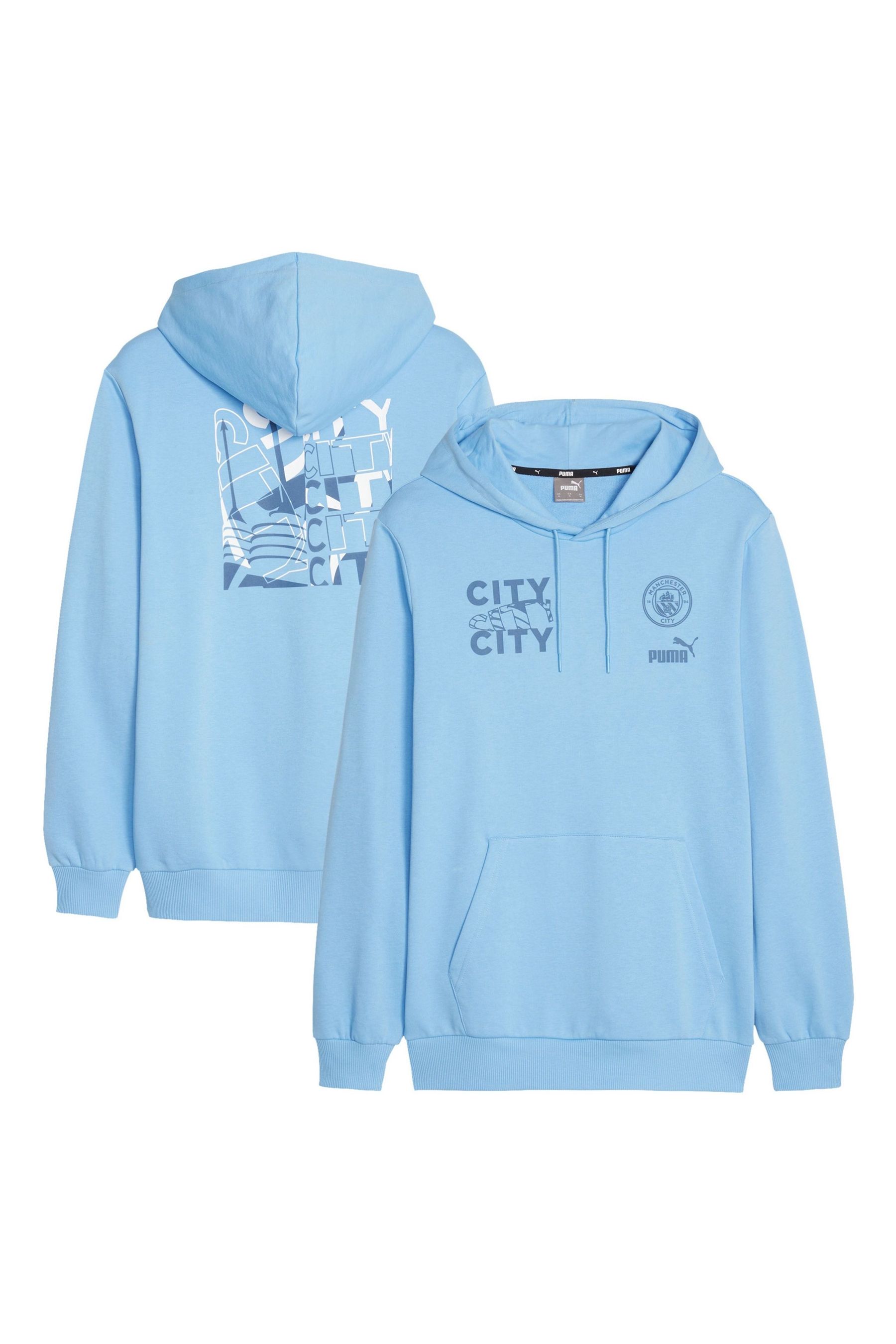 Толстовка Manchester City Core Puma, синий