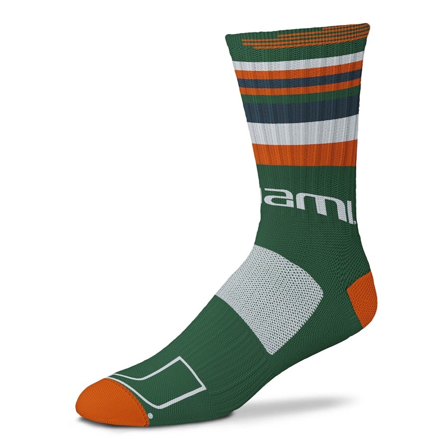 

Носки For Bare Feet Miami Hurricanes