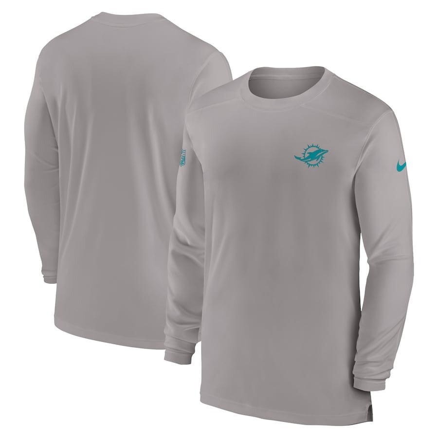 

Футболка с длинным рукавом Nike Miami Dolphins, серый