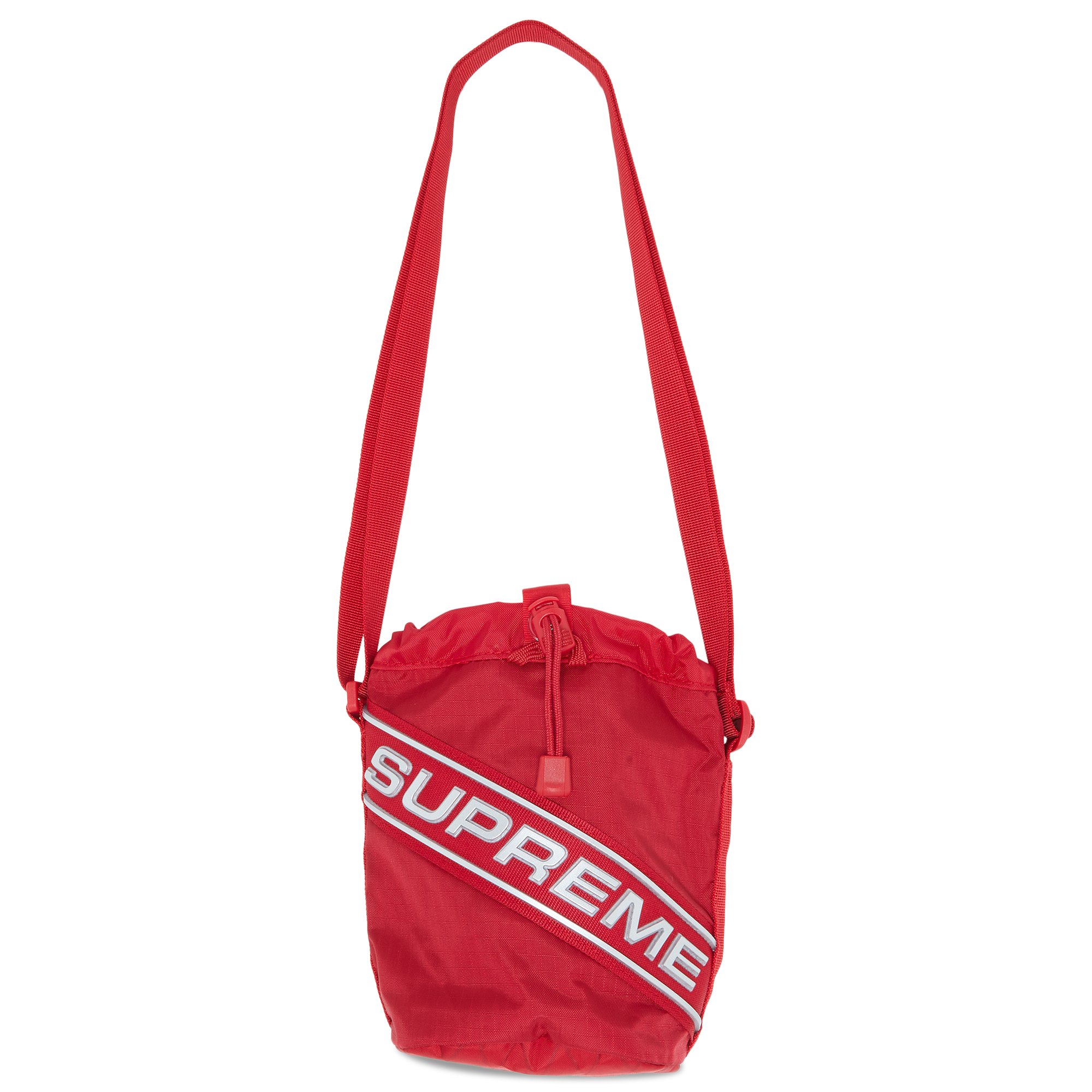 Маленькая сумка на пояс Supreme, Красная
