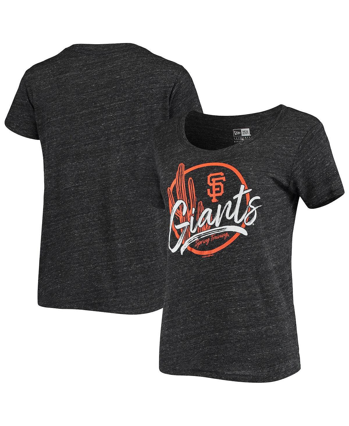 

Женская футболка New Era Heathered Black San Francisco Giants Spring Training Circle Cactus Tri-Blend 5th & Ocean