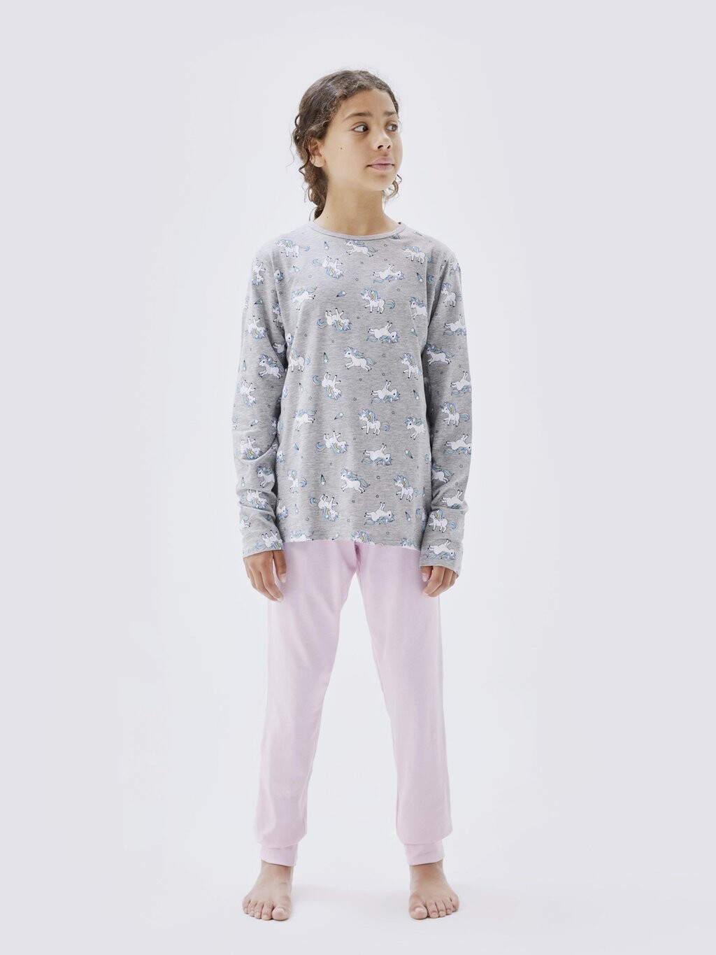 

Пижама Nkfnightset Unicorn Name it, цвет grey
