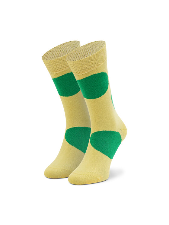 Высокие носки унисекс Happy Socks, желтый