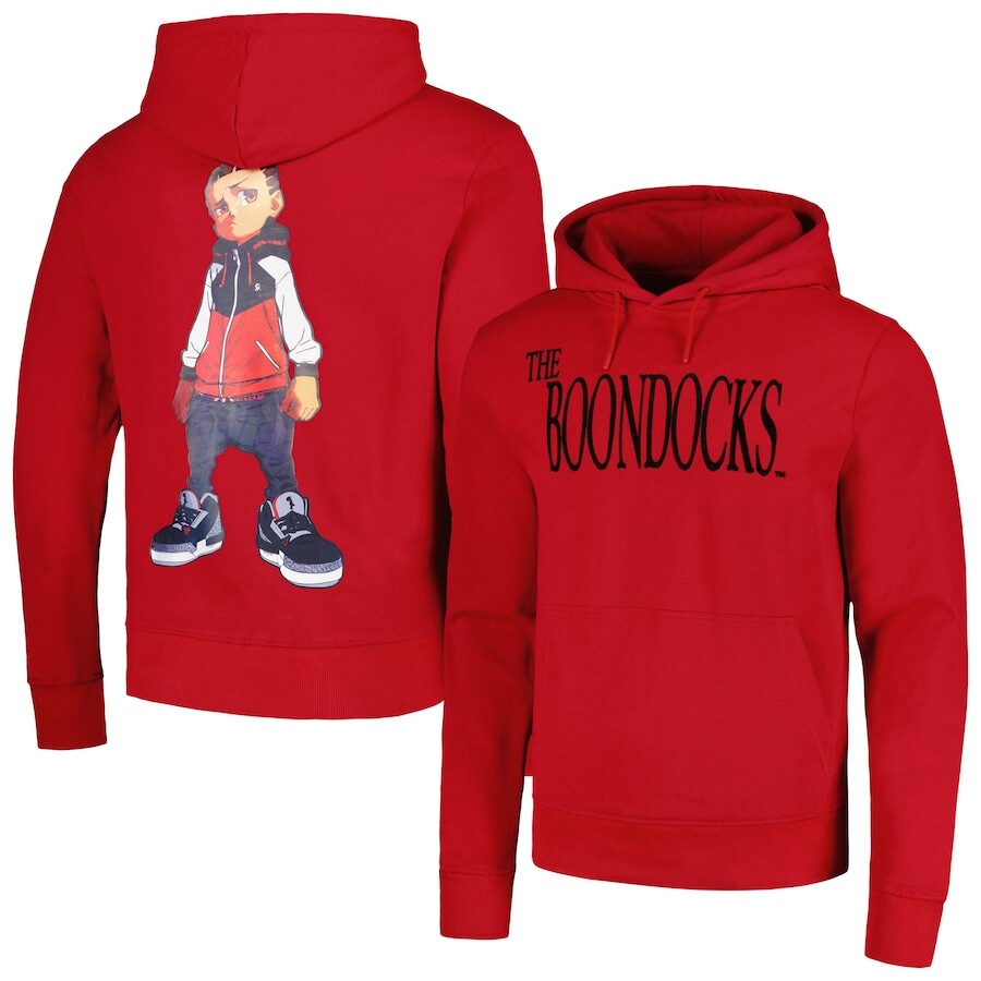 

Пуловер с капюшоном Virtual Thread The Boondocks, красный
