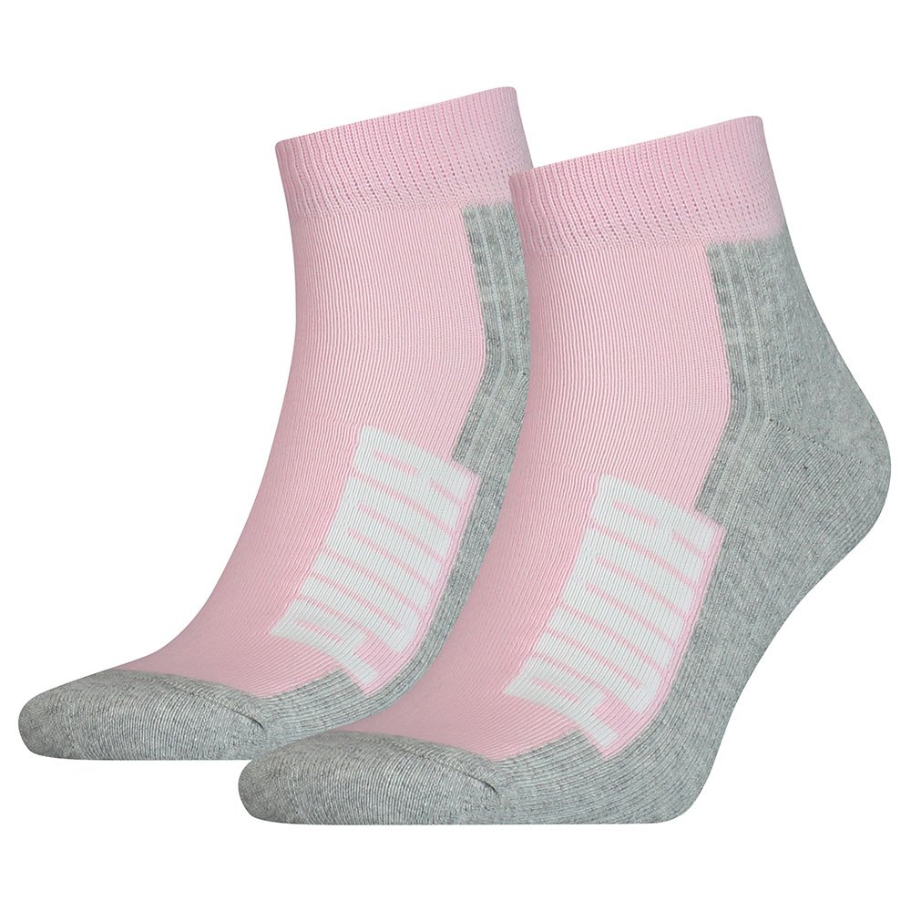 Носки Puma BWT Cushioned Quarter 2 шт, розовый носки puma bwt lifestyle sneaker 2 шт розовый