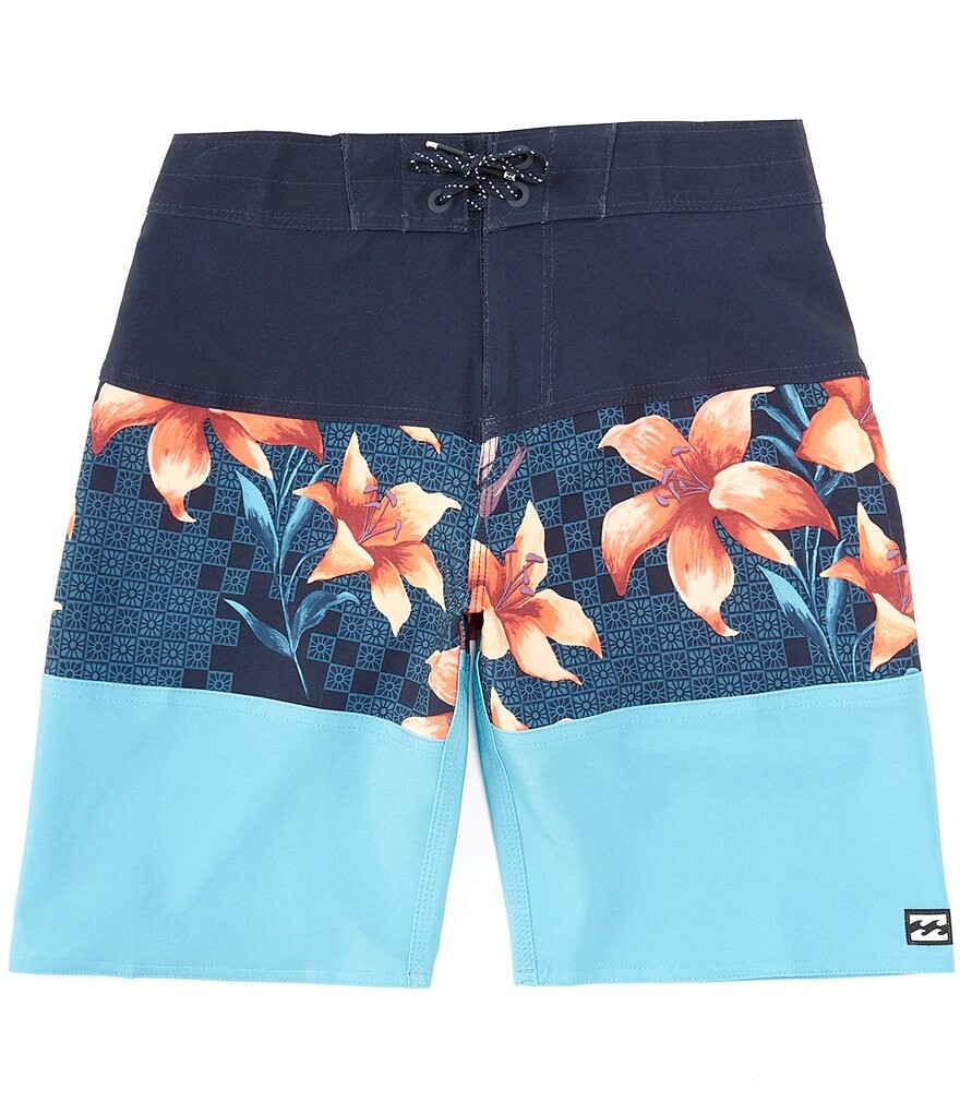 

Billabong Big Boys 8-20 Tribong Pro шорты с принтом, синий