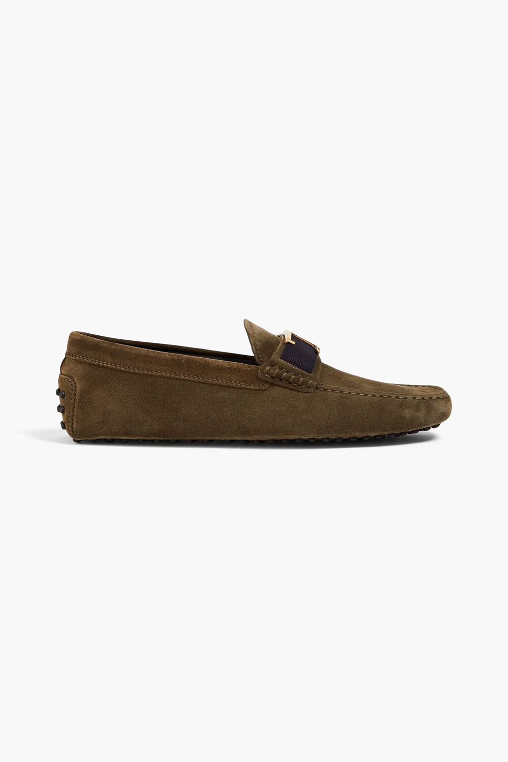 

Замшевые мокасины T Timeless Gommino Tod'S, армейский зеленый