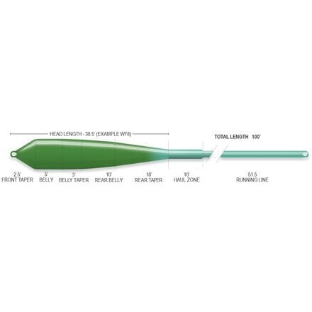 

Веревка Ridge 2.0 Flats Power Fly Line Airflo, цвет Sea Grass/Aqua