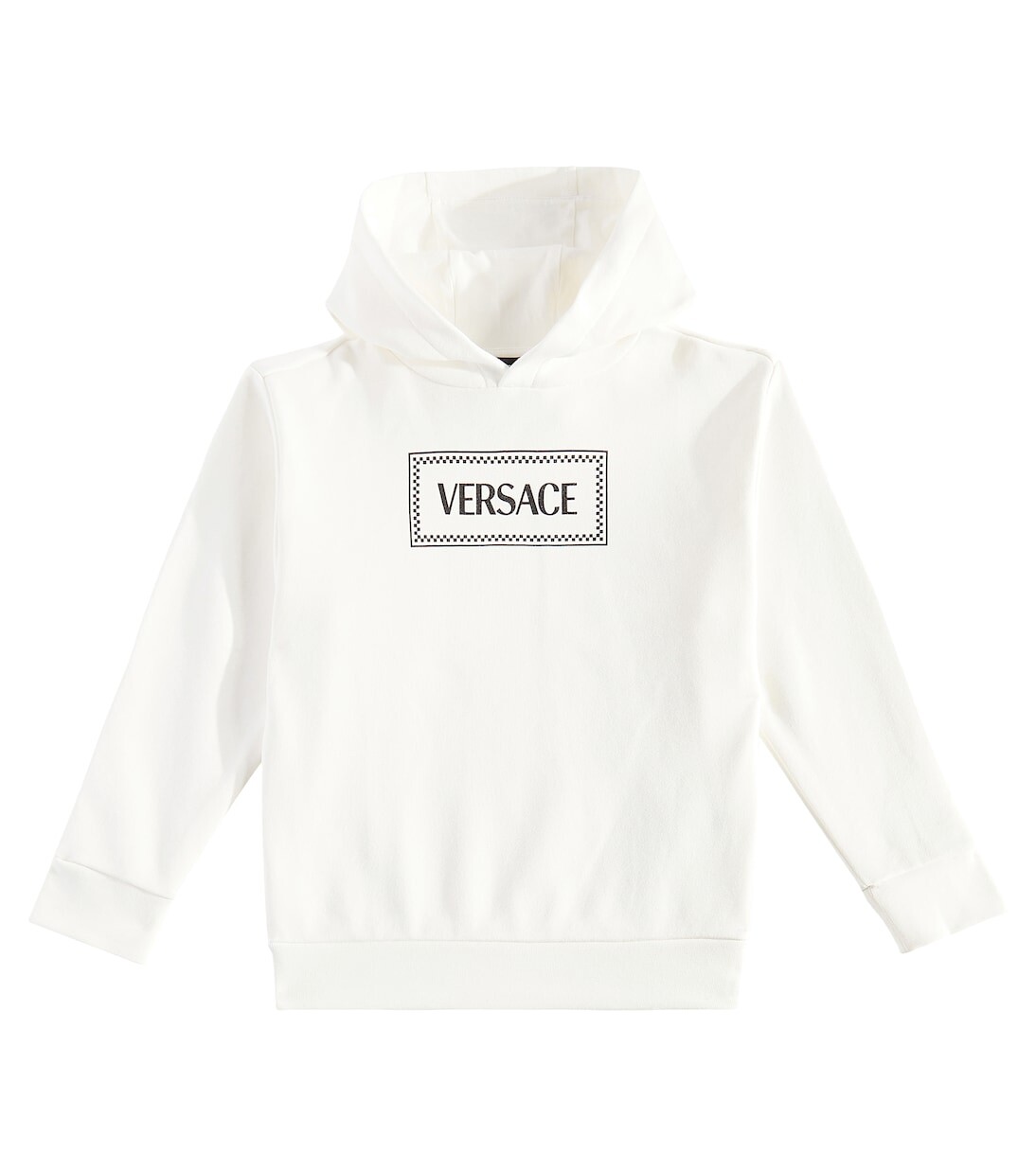 

Худи из хлопкового джерси с логотипом 90s Vintage Versace, белый