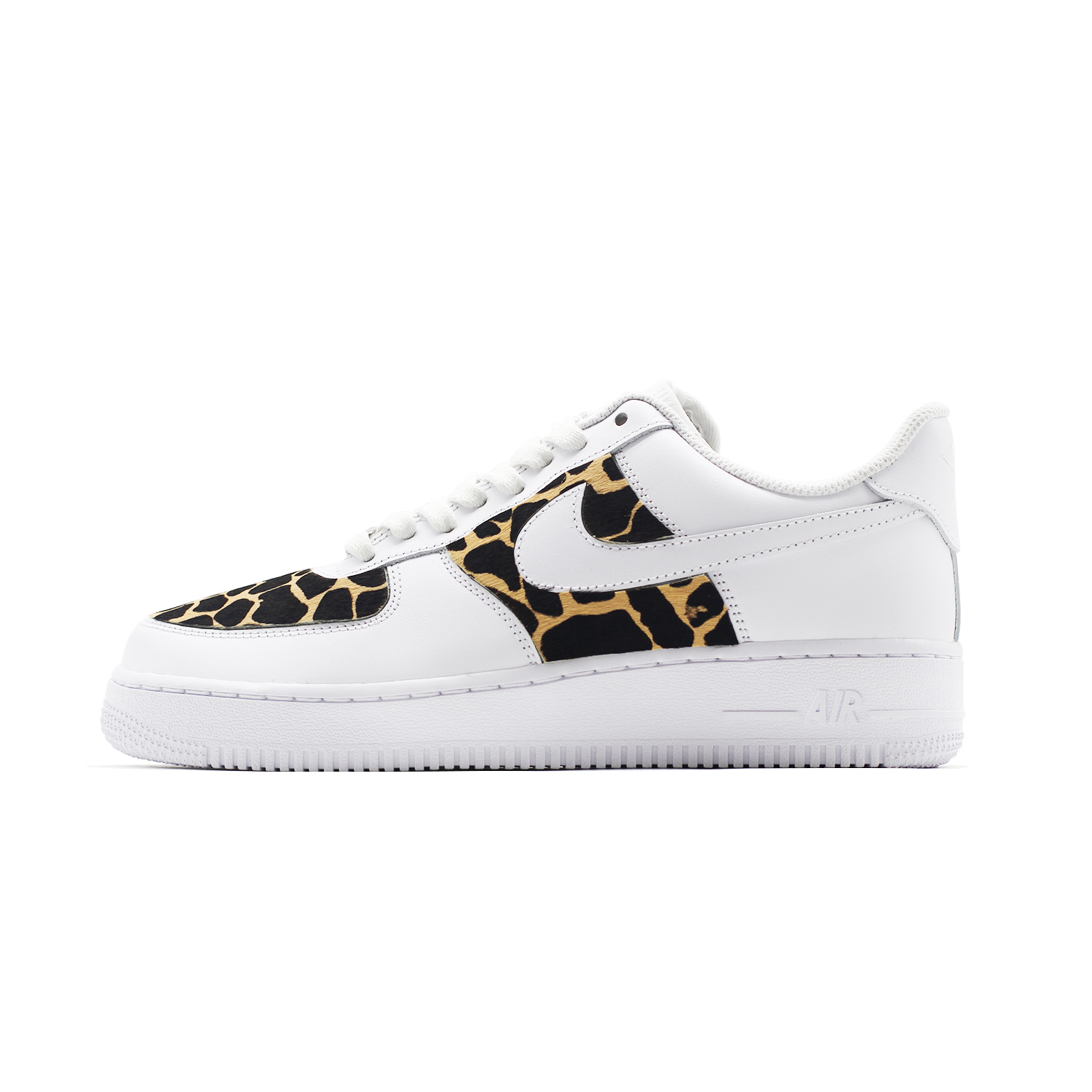 

Кроссовки Nike Air Force 1 Skateboarding Shoes Women's Low-top White/brown/black, белый/коричневый/серый