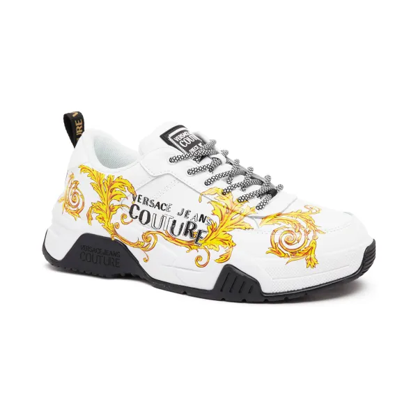 

Кроссовки с добавлением кожи Versace, белый