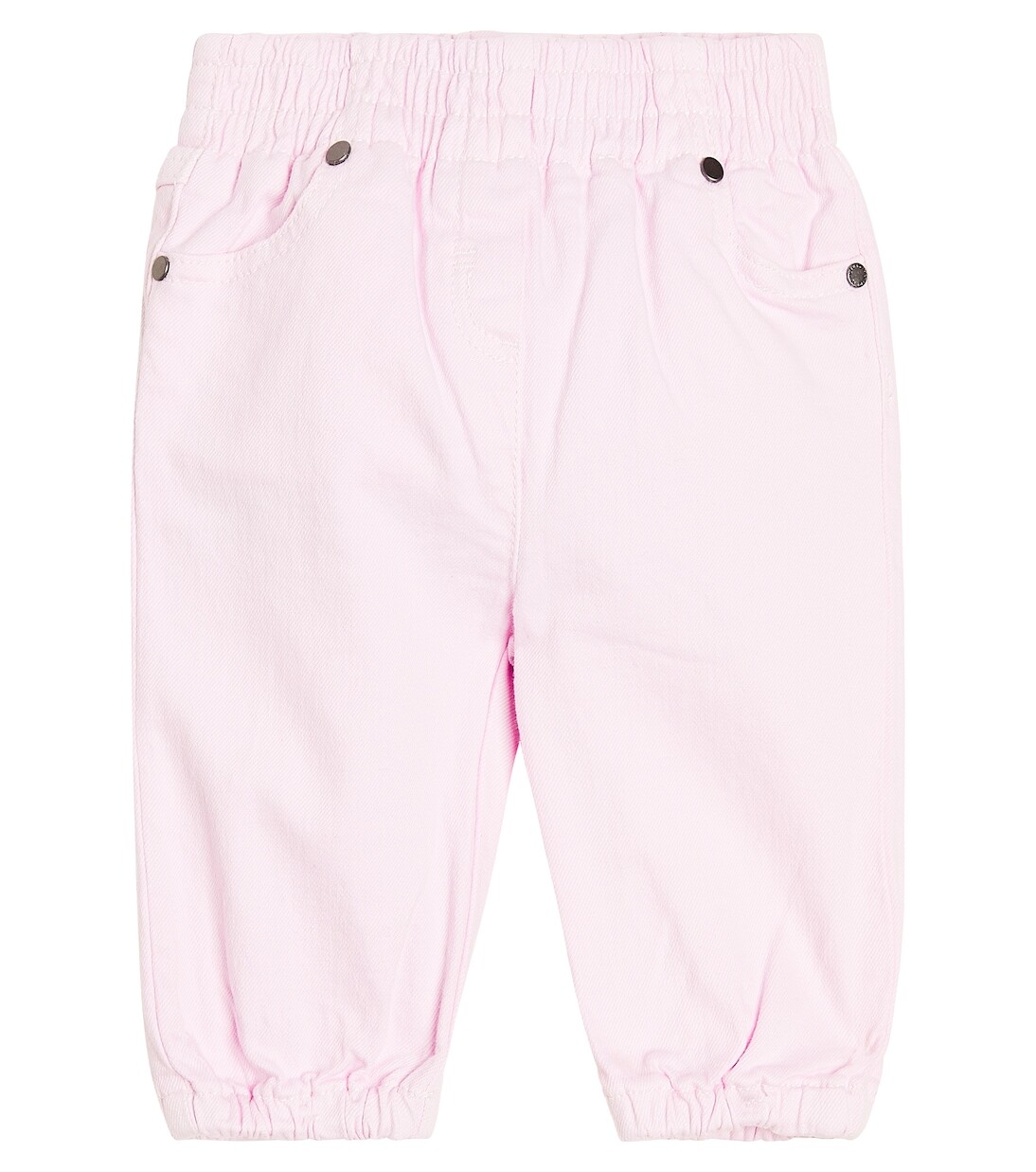 

Детские штаны из смесового хлопка Stella Mccartney Kids, розовый