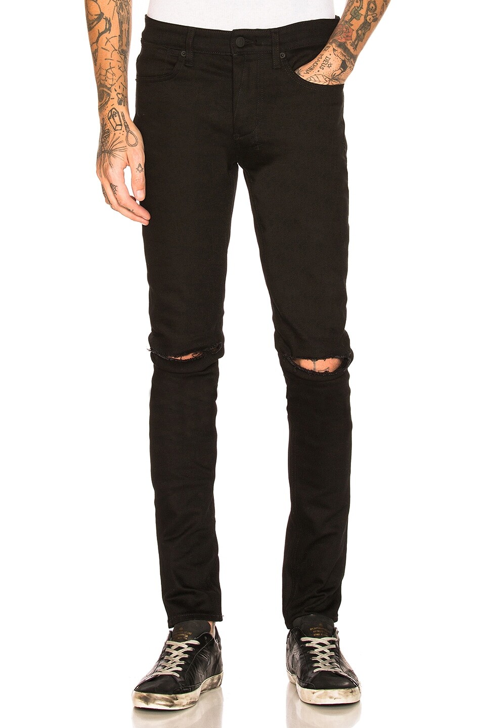 

Джинсы Ksubi Van Winkle Ace Skinny, цвет Black Slash