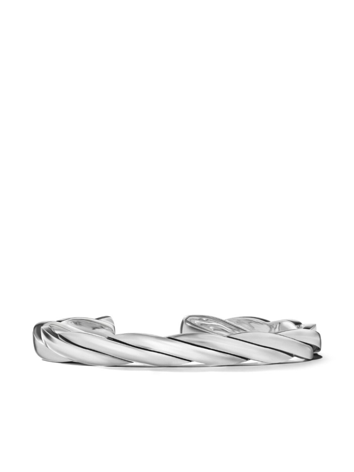 

Витой браслет-кафф David Yurman, серебряный