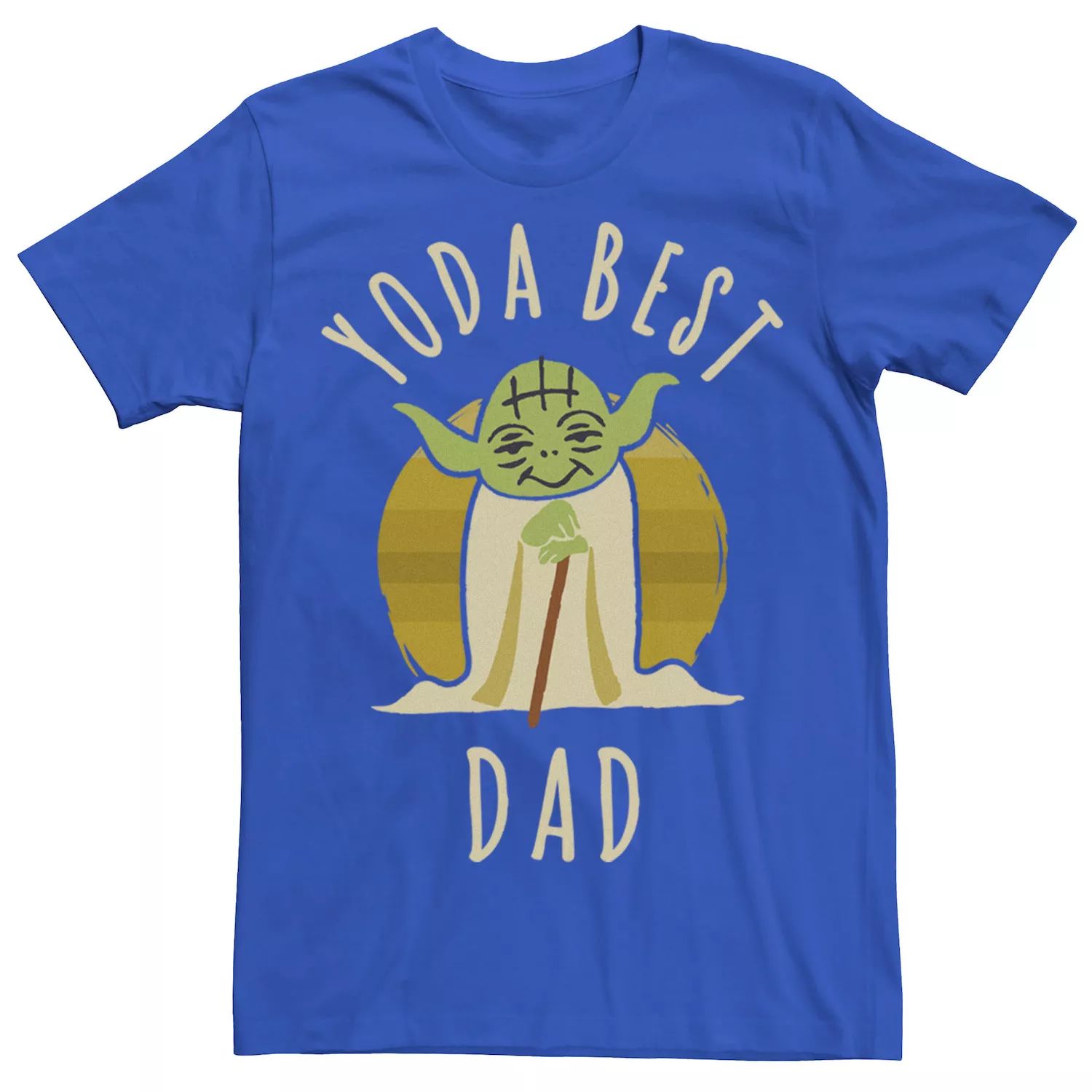 Мужская футболка Yoda Best Dad с рисунком Йоды Star Wars