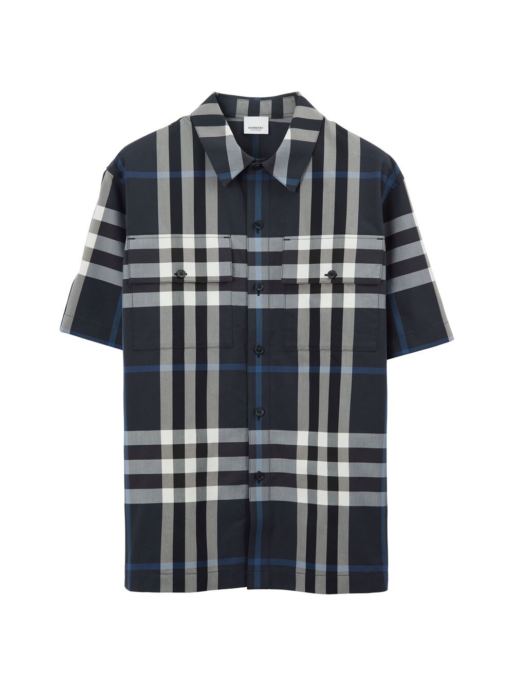 

Рубашка в клетку Huxham Burberry, белый