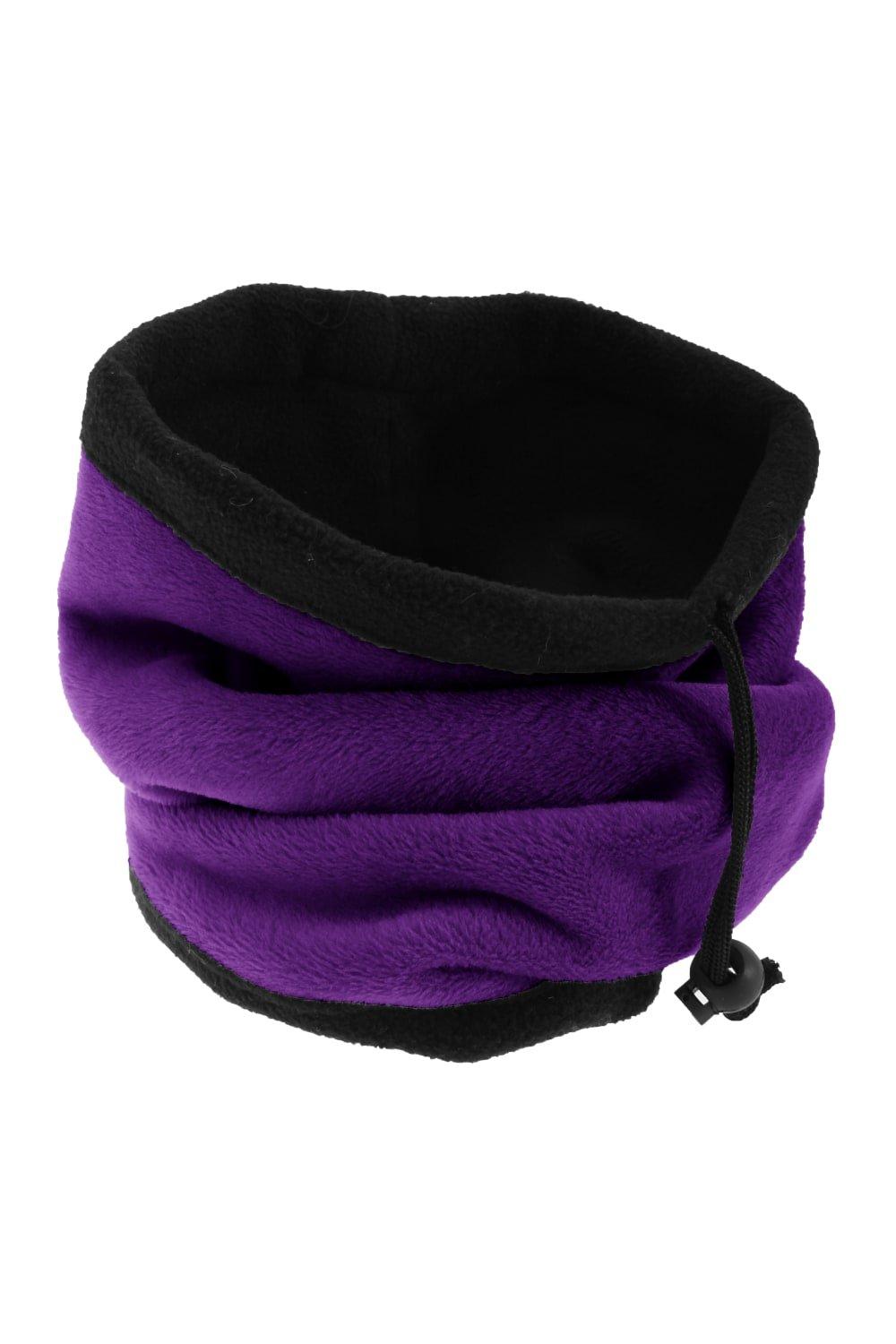 Многоцелевой флисовый шейный повязка/шляпа Floso, фиолетовый цена и фото