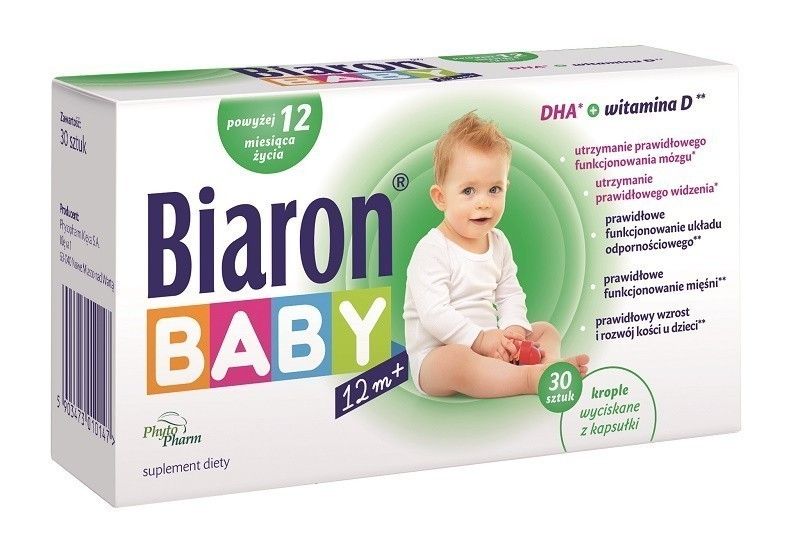 цена Капсулы ДГК для детей Bioaron Baby (12+) Kapsułki, 30 op.