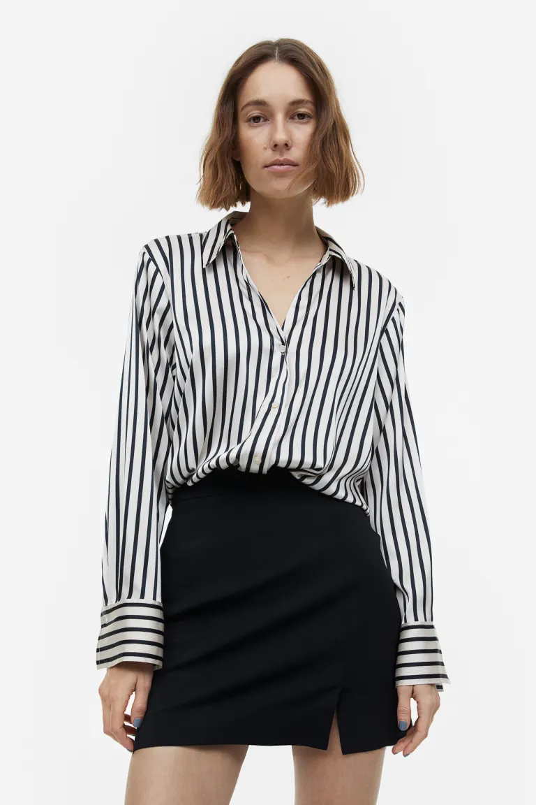

Мини-юбка H&M, черный