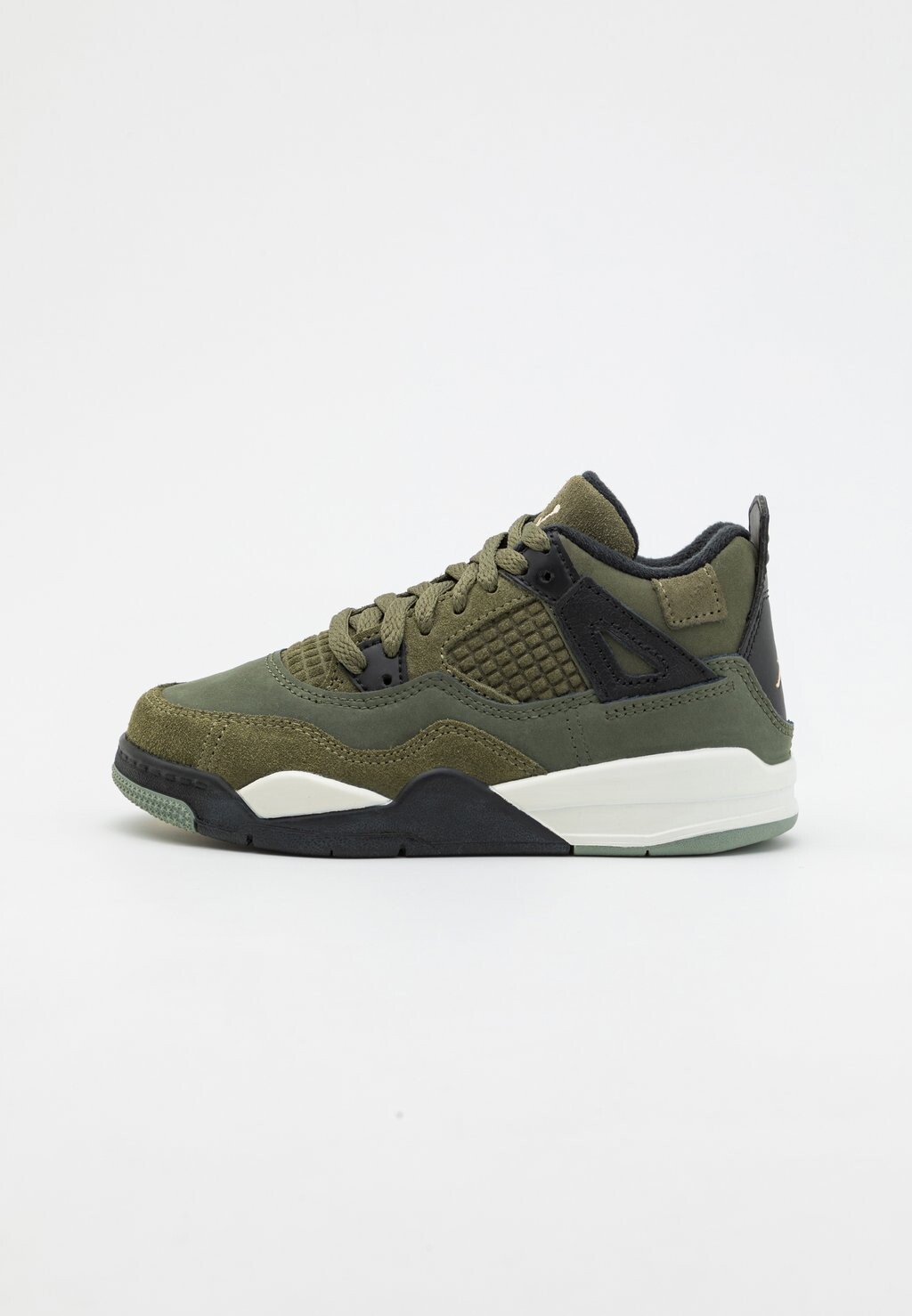 

Баскетбольные кроссовки Jordan 4 Retro Se Unisex Jordan, цвет medium olive/pale vanilla/cargo khaki/black/sail