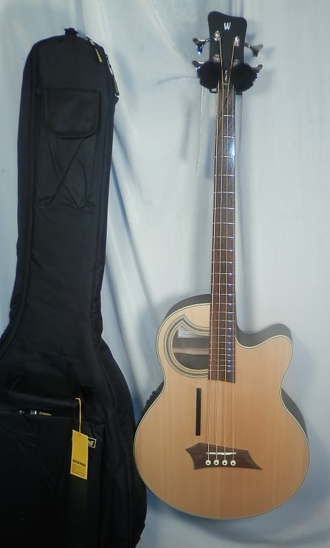 Басс гитара Warwick RockBass Alien Deluxe Acoustic-Electric Bass with gig bag New