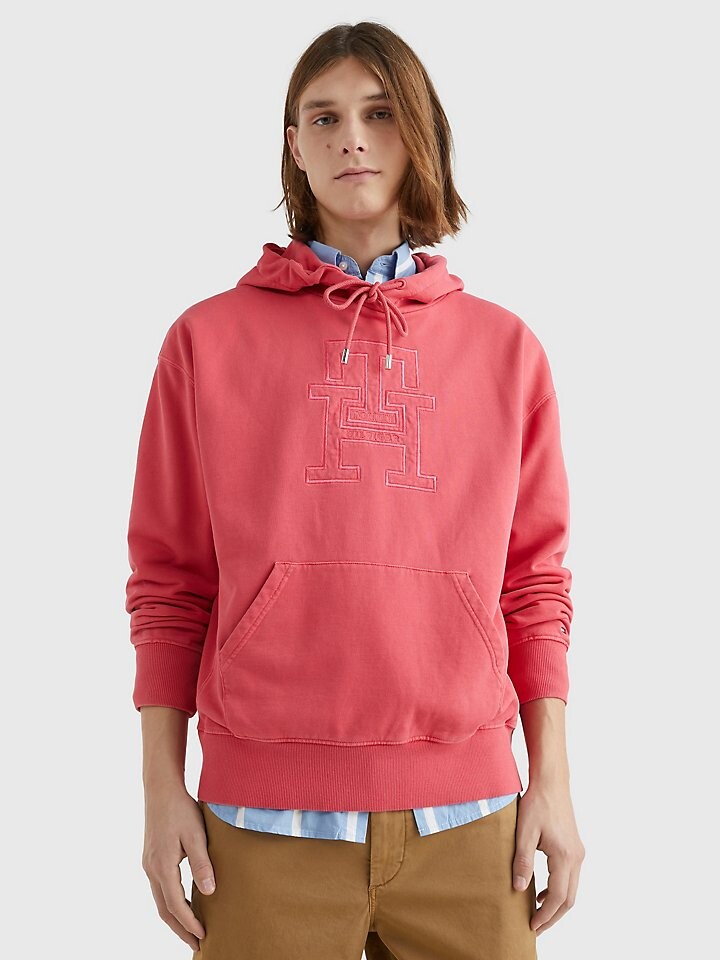 

Худи в тон с монограммой Tommy Hilfiger
