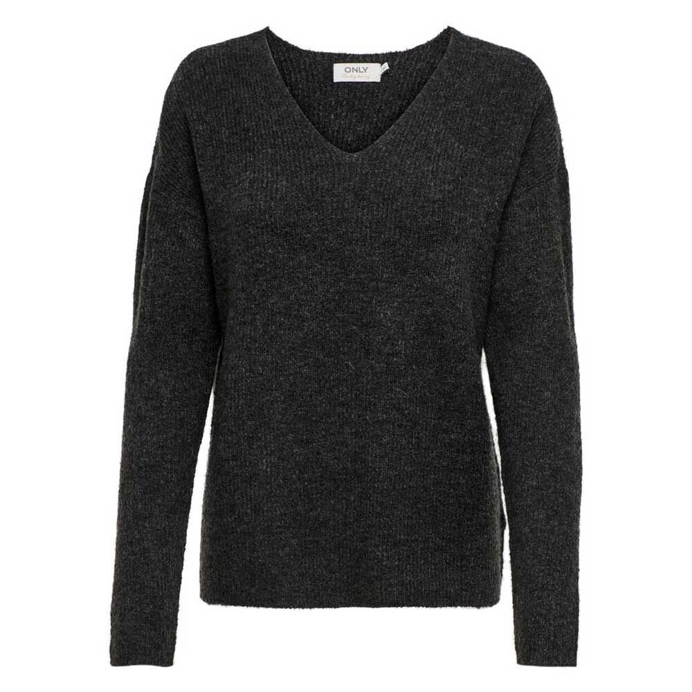 

Свитер Only Camilla V-Neck Knit, серый