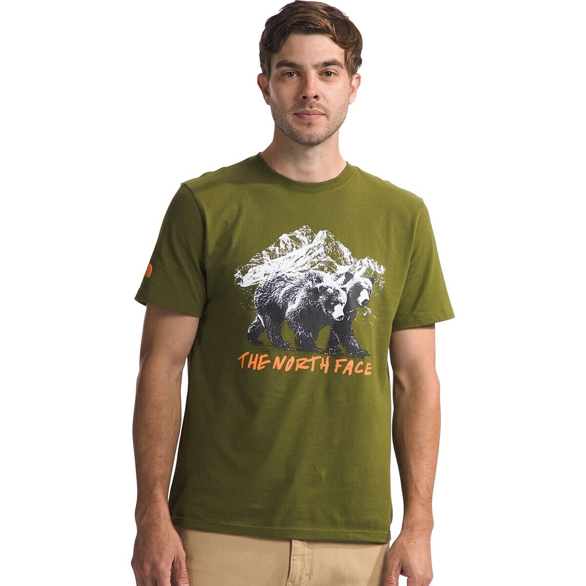 

Футболка с медведями The North Face, зеленый