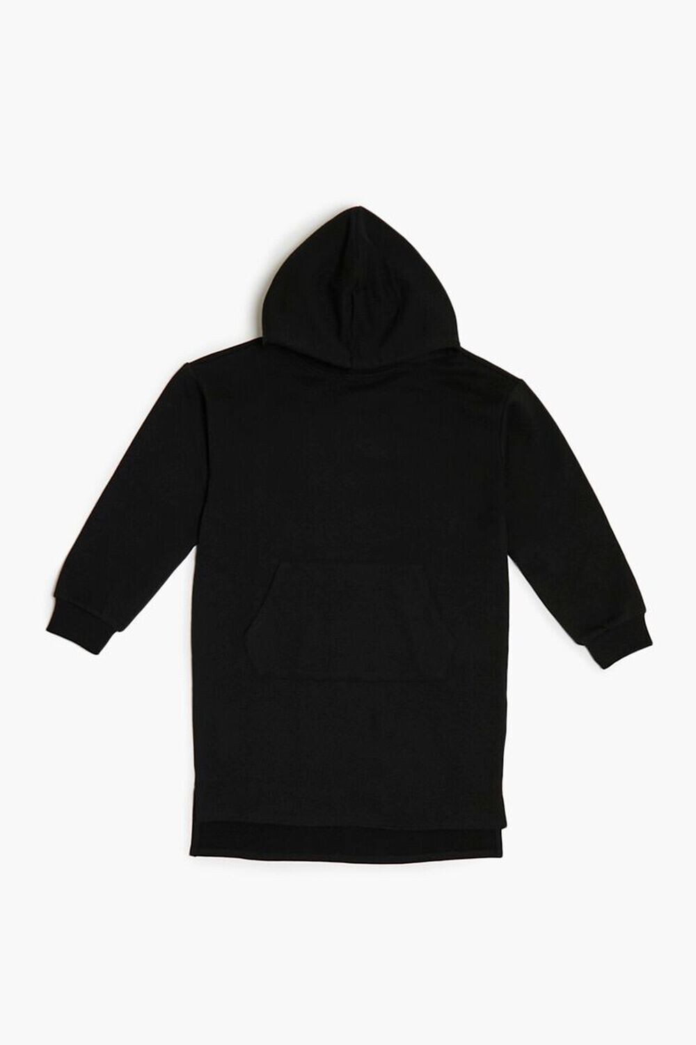 

Платье с капюшоном из французской махровой ткани для девочек Forever 21, черный